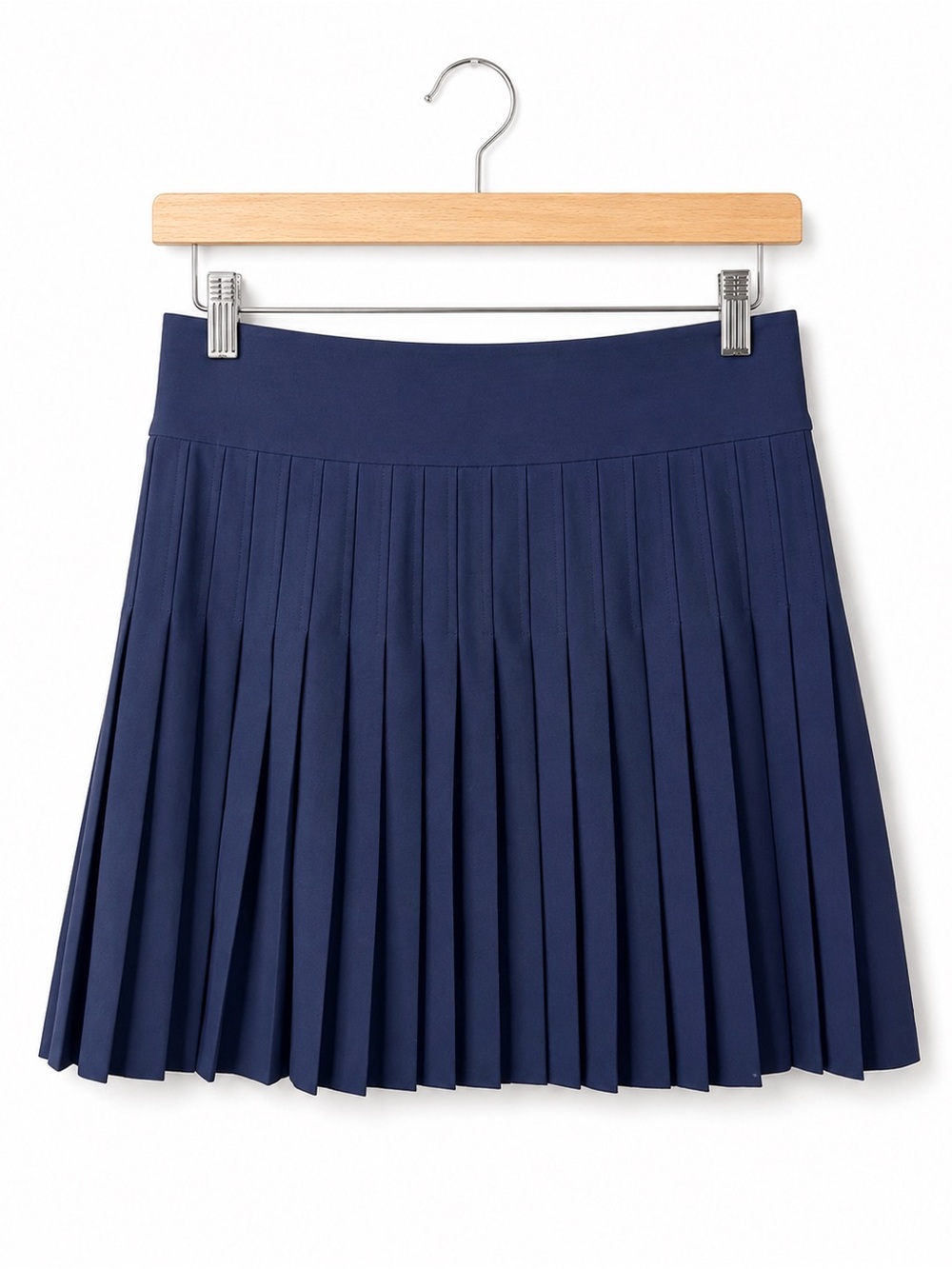 DKNY Navy Pleated Mini Skirt Size 8 Preppy Academia Tennis Schoolgirl Classic